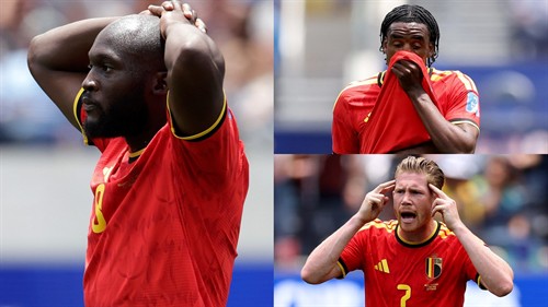 Lukaku well off it as 10-man Belgium held to another draw