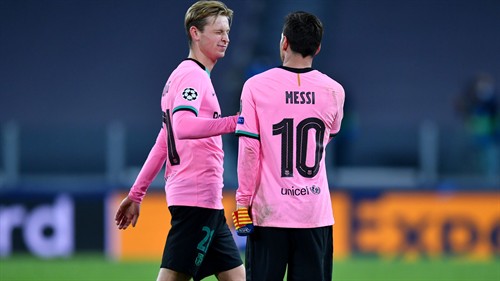 ‘Simply the perfect footballer’ - Messi leaves De Jong in awe