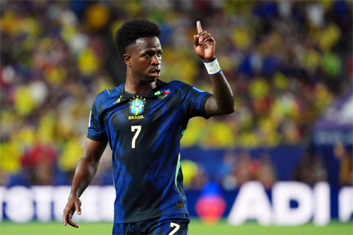 Vinicius Junior delighted with new Brazil role as Carlo Ancelotti plans World Cup changes