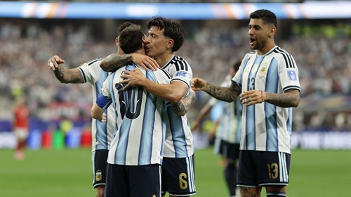 Scaloni delighted by Messi's 'committed' show against Austria