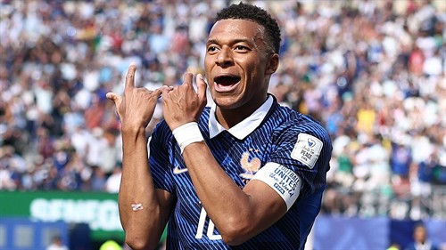 Mbappe’s ‘flute’ goal celebration explained: Corden responsible