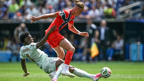 Dembele runs riot! Quickfire hat-trick downs Haaland-less Norway