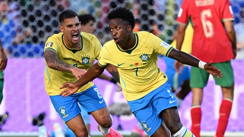 Vinicius carrying Brazil after finally showing up for Selecao