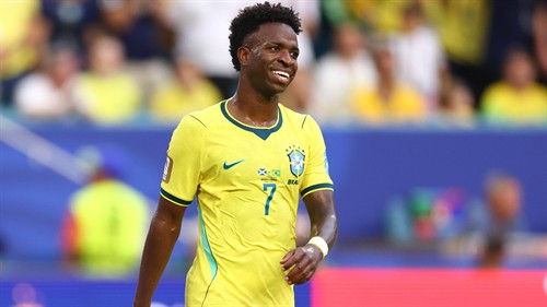 Vinicius carrying Brazil after finally showing up for Selecao