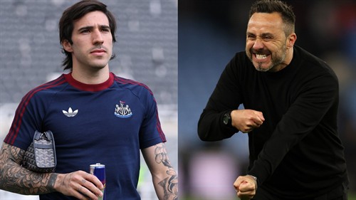 'De Zerbi was a huge factor' - Tonali explains choosing Spurs over City