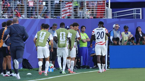 'Show the correct way' - Balogun keeps calm after red card