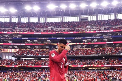Cristiano Ronaldo breaks down in tears as Portugal dumped out of World Cup
