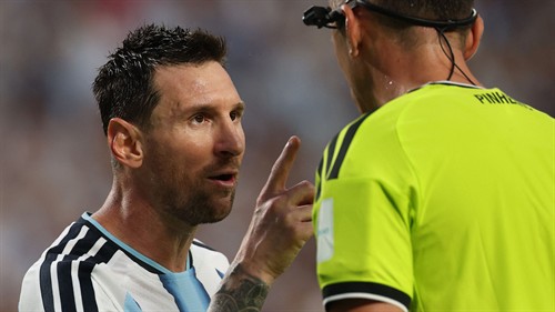 ‘Don’t disrespect me’ - Lionel Messi involved in angry exchange with World Cup referee as Argentine GOAT tells FIFA match official how to behave