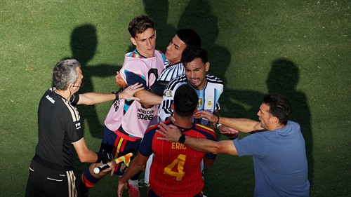 Paredes faces FIFA ban after World Cup final brawl