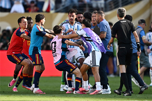 FIFA to investigate brawl between Argentina and Spain players after World Cup final
