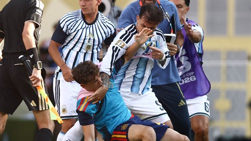Paredes faces FIFA ban after World Cup final brawl