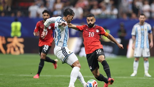 A Painting Immortalises Marmoush's Moment.. Argentina Star Celebrates the Picture that Denied Egypt the Miracle