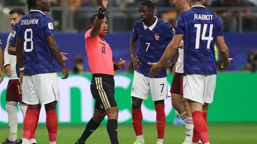Ref responds to Deschamps' criticism of decisions in World Cup semi-final
