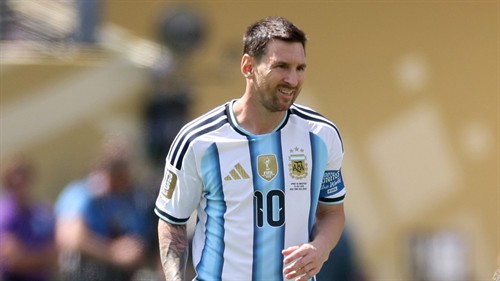 Lionel Messi makes first public appearance since World Cup final - with Argentina superstar watching fourth tier match in his homeland