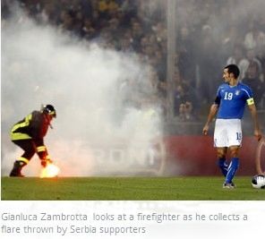 Hooligans could lead to Serbian expulsion