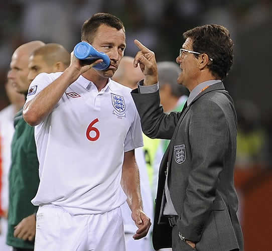 You're my man! Capello chooses Captain Terry to lead England as Rio seethes