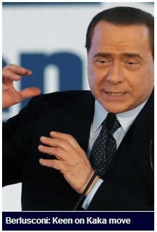 Berlusconi open to Kaka return