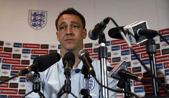 Fronting up: Terry's message to England players - tell me to my face if you don't want me as your captain