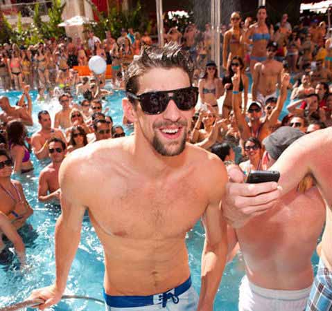 Michael Phelps Provides Encore Kick Off - Socialite Life