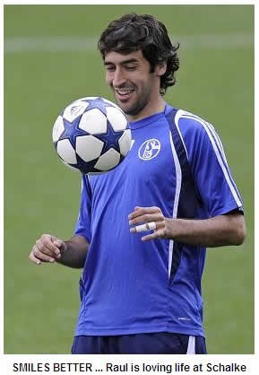 Raul puts in the hard yards
