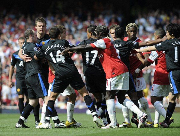 Arsenal vs Manchester Utd.