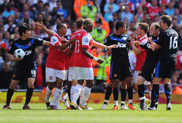 Arsenal vs Manchester Utd.