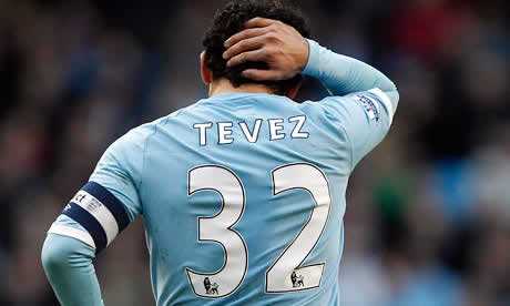 Manchester City will want £50m if Carlos Tevez leaves in the summer