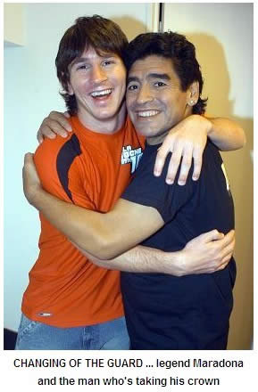 Messi IS the new me – Maradona
