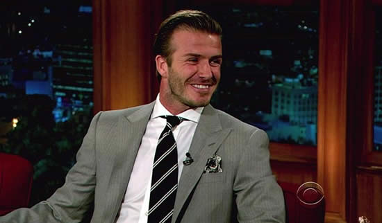 Golden scrawls for Beckham? - David quizzed over tattoos on privates on chat show