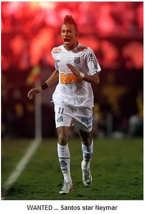 Rib goes spare over Neymar bid