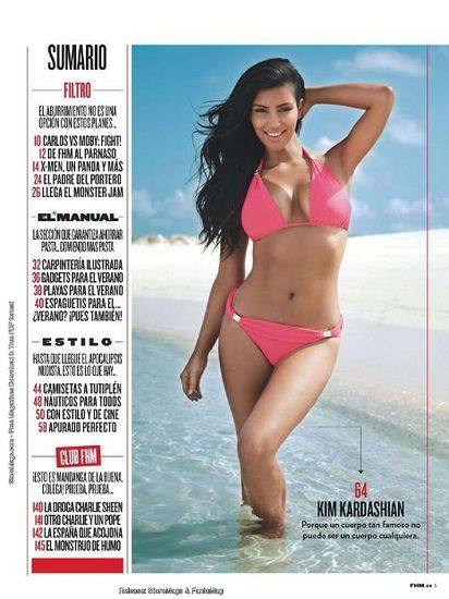 Kim Kardashian and her sister have been published on the cover of the Fashion Magazine