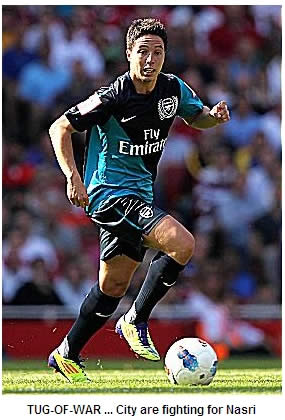 Manchester City back in for £22m Samir Nasri