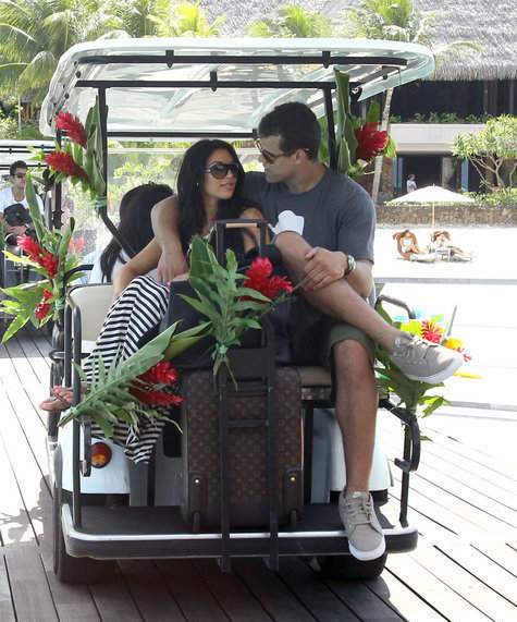 kim kardashian has a holiday with her family