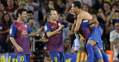 High five for Barca in opener