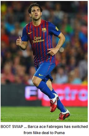 Cesc Fabregas lands £16m Puma boot deal