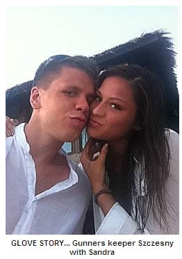 Sandra Dziwiszek says Wojciech Szczesny wants to become an Arsenal legend