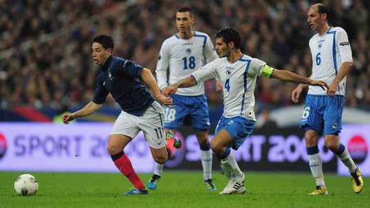 Nasri sends fragile France to Euro 2012