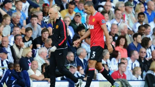 Rio absent, Vidic travels for Man United