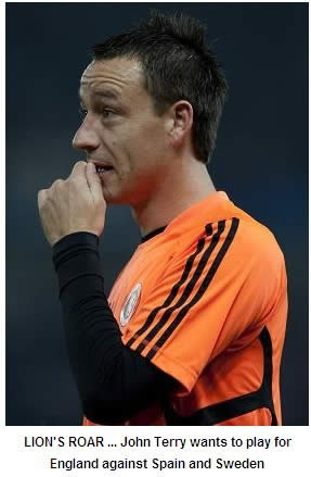 John Terry calls on Fabio Capello to pick him
