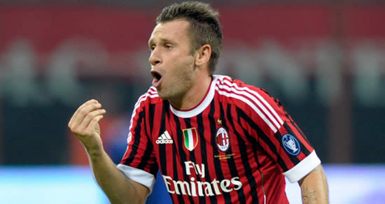 Cassano requires heart surgery - Milan confirm striker suffered an ischaemic stroke