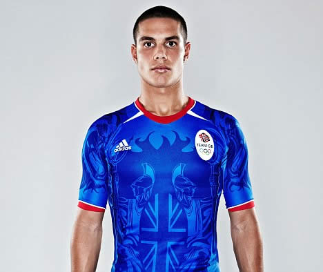 London calling: Rodwell becomes first England player to wear new 2012 shirt