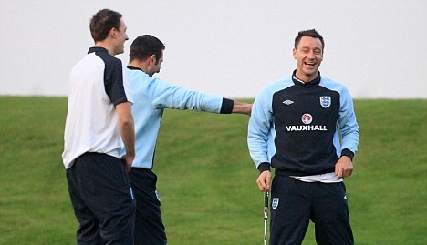 England stars rally behind Terry as Jones and Hart insist the captain has squad's full support