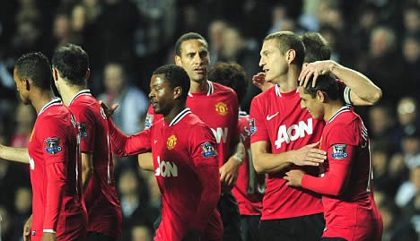 Vidic warns City that the title is far from over as United keep chase