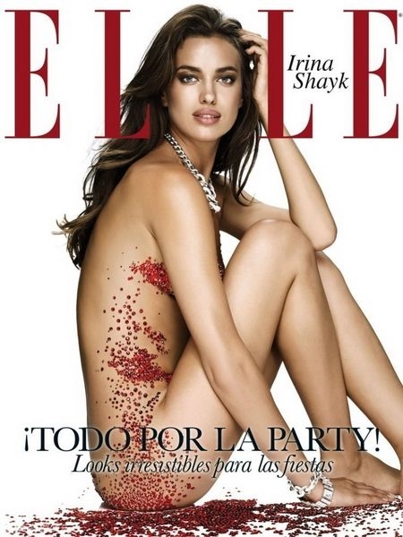Irina Shayk nue : Seuls des cristaux l'habillent‎