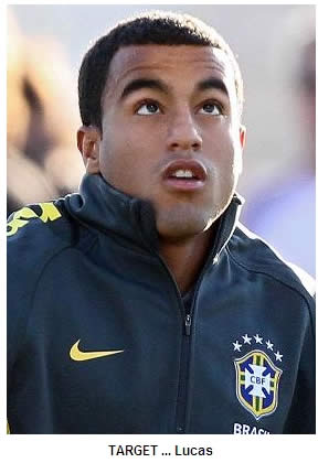 Liverpool and Chelsea chase Lucas