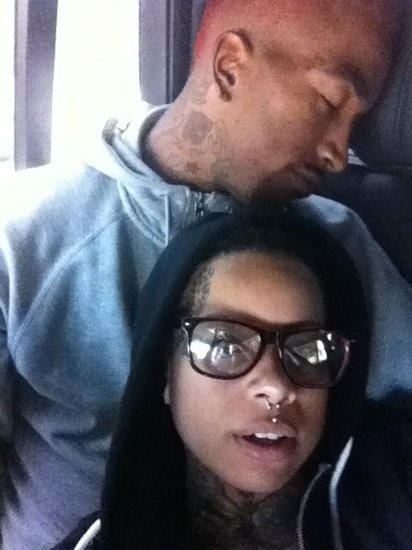 J.R. Smith with his GF