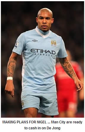 Manchester City’s De Jong goodbye