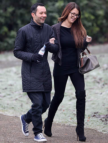 Re-united: Rhodri Giggs & wife Nat