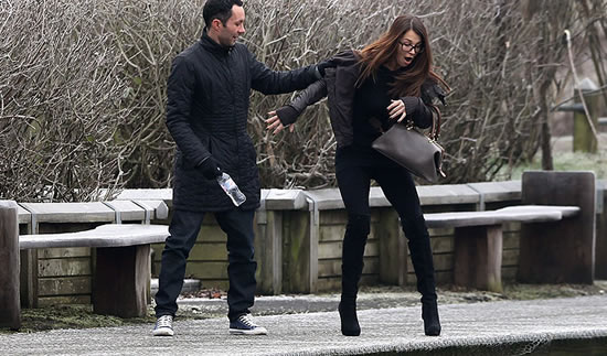 Re-united: Rhodri Giggs & wife Nat