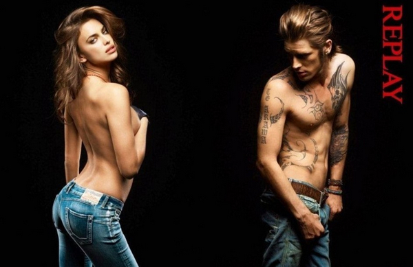 Irina Shayk's sexy photos are taken for the clothing that she endorsed .